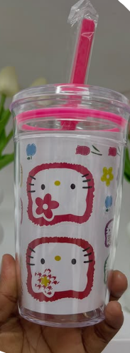 Round plastic glass_0