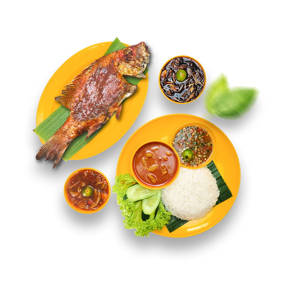 SET IKAN MERAH BAKAR