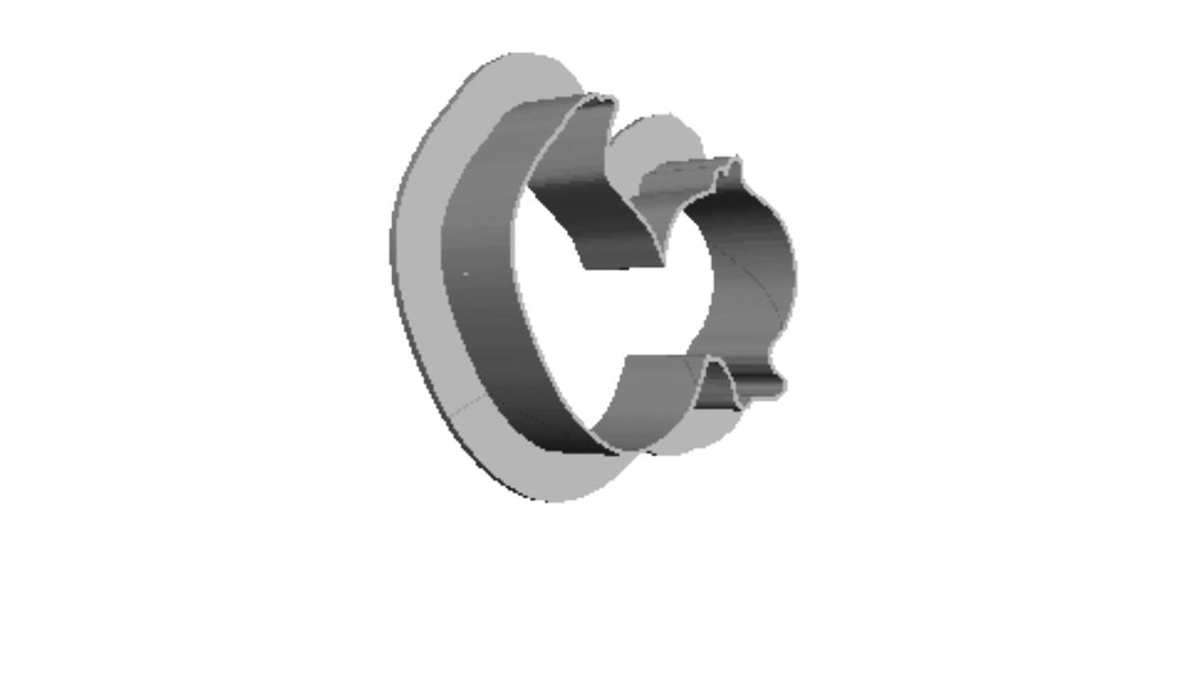 Duckie outline Cookie Cutter