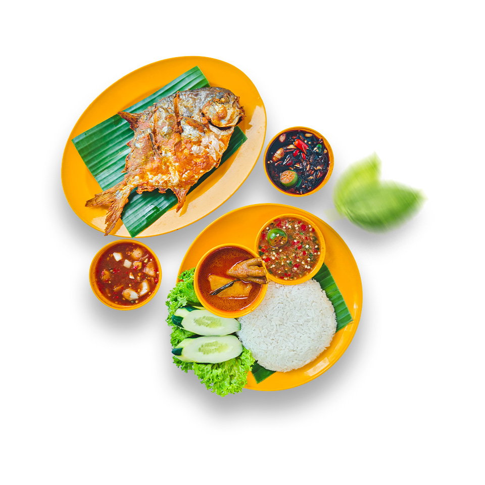 SET BAWAL EMAS GORENG