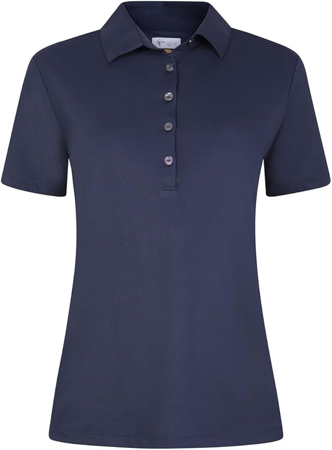 Greg Norman Freedom Micro Pique Polo NVY DAMA_0
