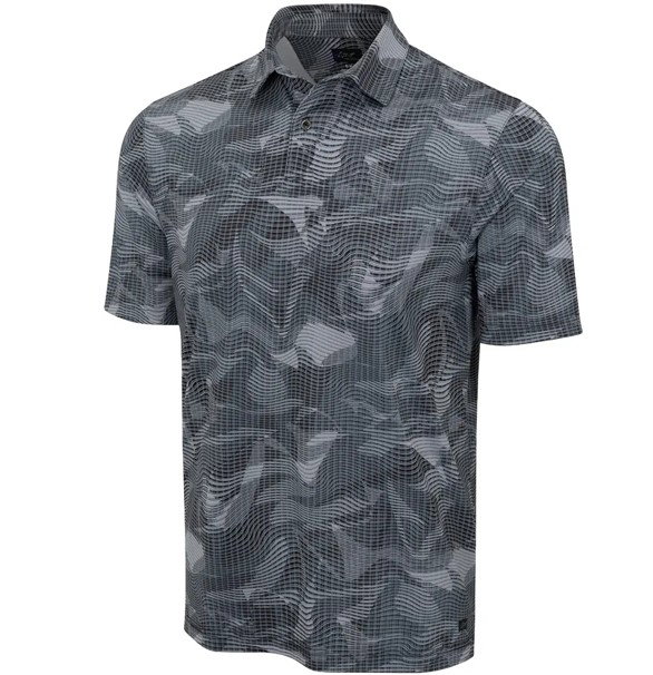 Greg Norman Shark Shadow ultra Strech Polo Ultra Polo BLK_0
