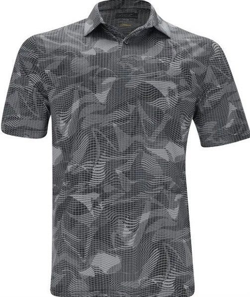 Greg Norman Shark Shadow ultra Strech Polo Ultra Polo BLK_1