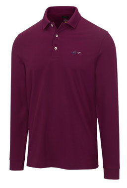 Greg Norman Freedom Micro Pique Polo Manga larga GPWN