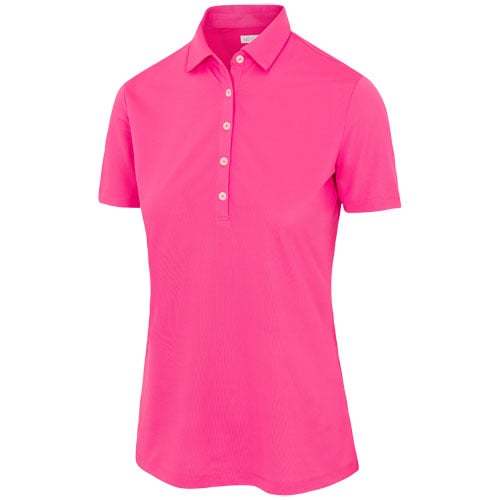 Greg Norman Freedom Micro Pique Polo PNK DAMA