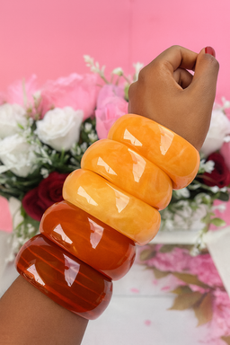 Luxury Amber Chunky Bangle