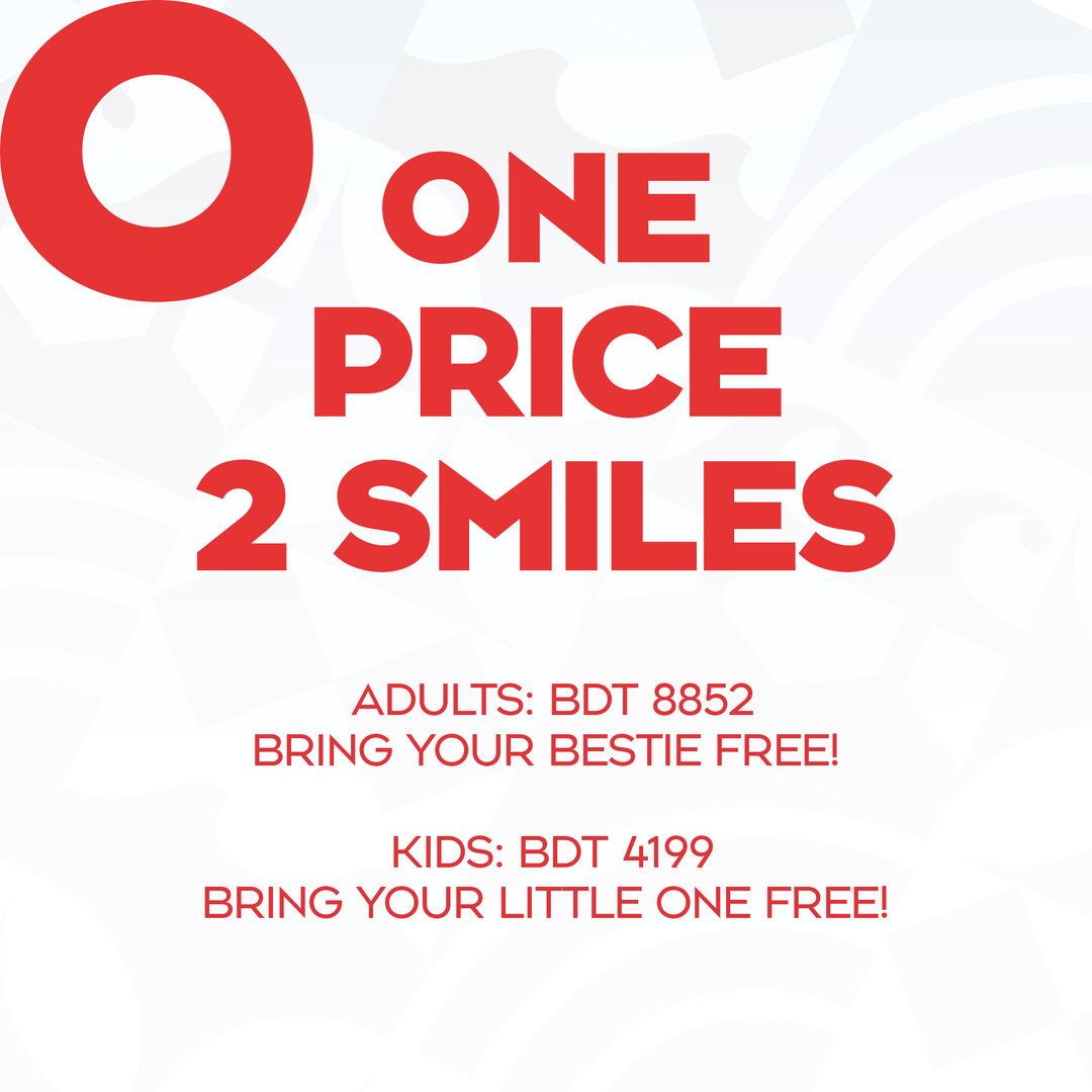 BUY 1 GET 1 FOR ALL!