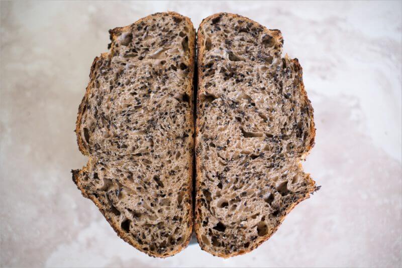 Sourdough Black Sesame Walnut - 黑芝麻核桃麦