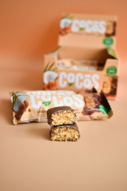 FitnesShock COCOS Glazed Bar "Coconut + Milk Caramel", 1 piece