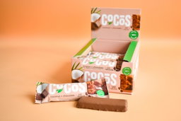 FitnesShock COCOS Glazed Bar "Coconut + Milk Chocolate", 1 piece
