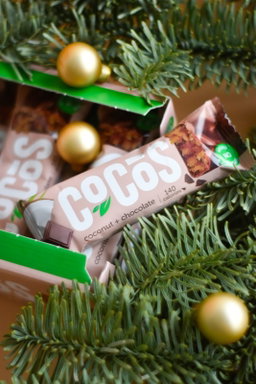 FitnesShock COCOS Glazed Bar "Coconut + Milk Chocolate", 1 box (12 pieces)