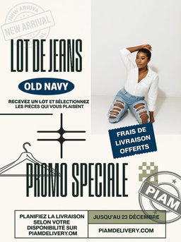Lot de jeans pour femme