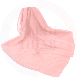 Plain Chiffon square scarf 115x115cm