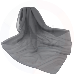 Plain Chiffon square scarf 115x115cm