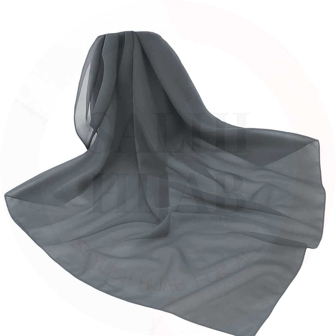 Plain Chiffon square scarf 115x115cm_12