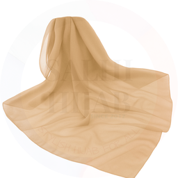 Plain Chiffon square scarf 115x115cm