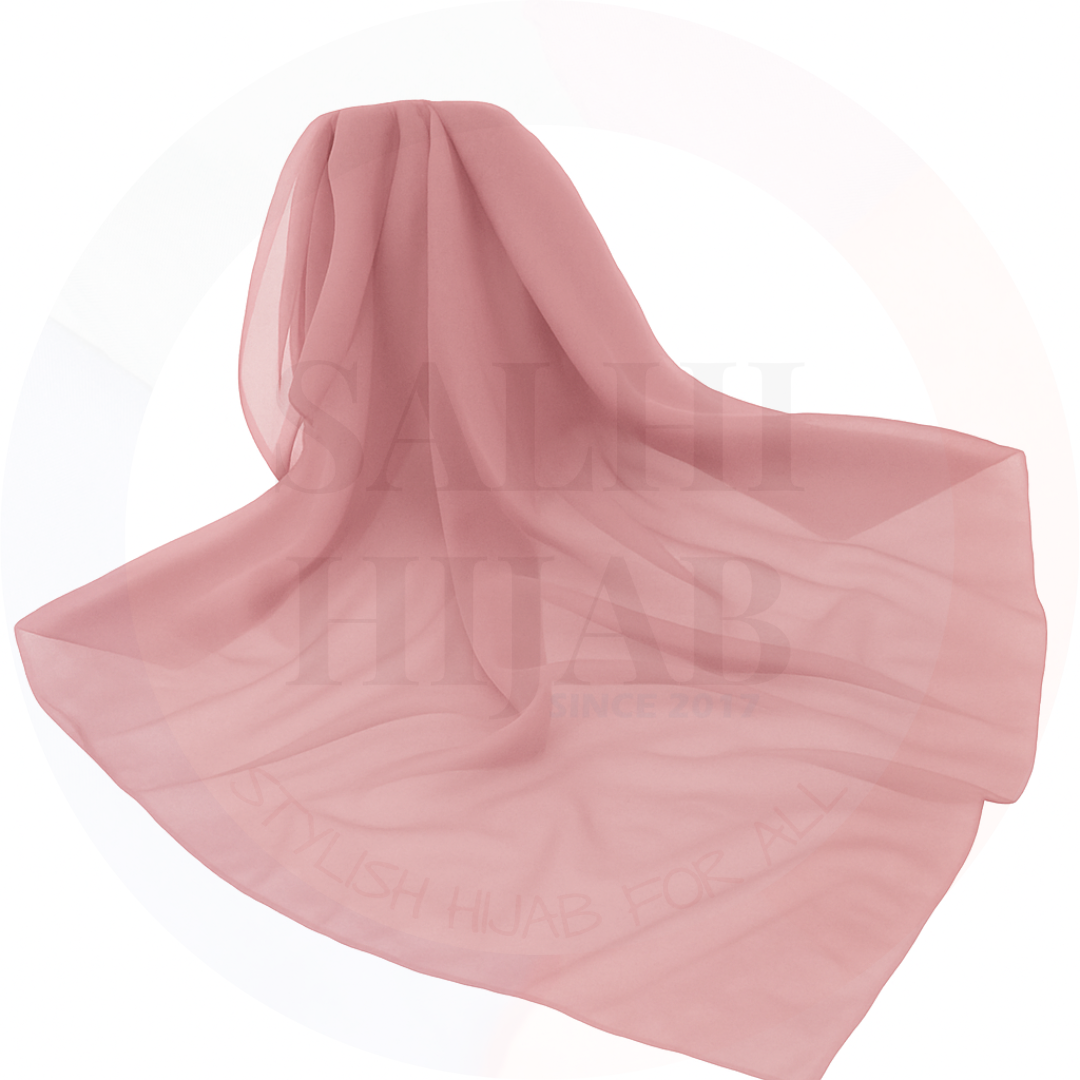 Plain Chiffon square scarf 115x115cm_18