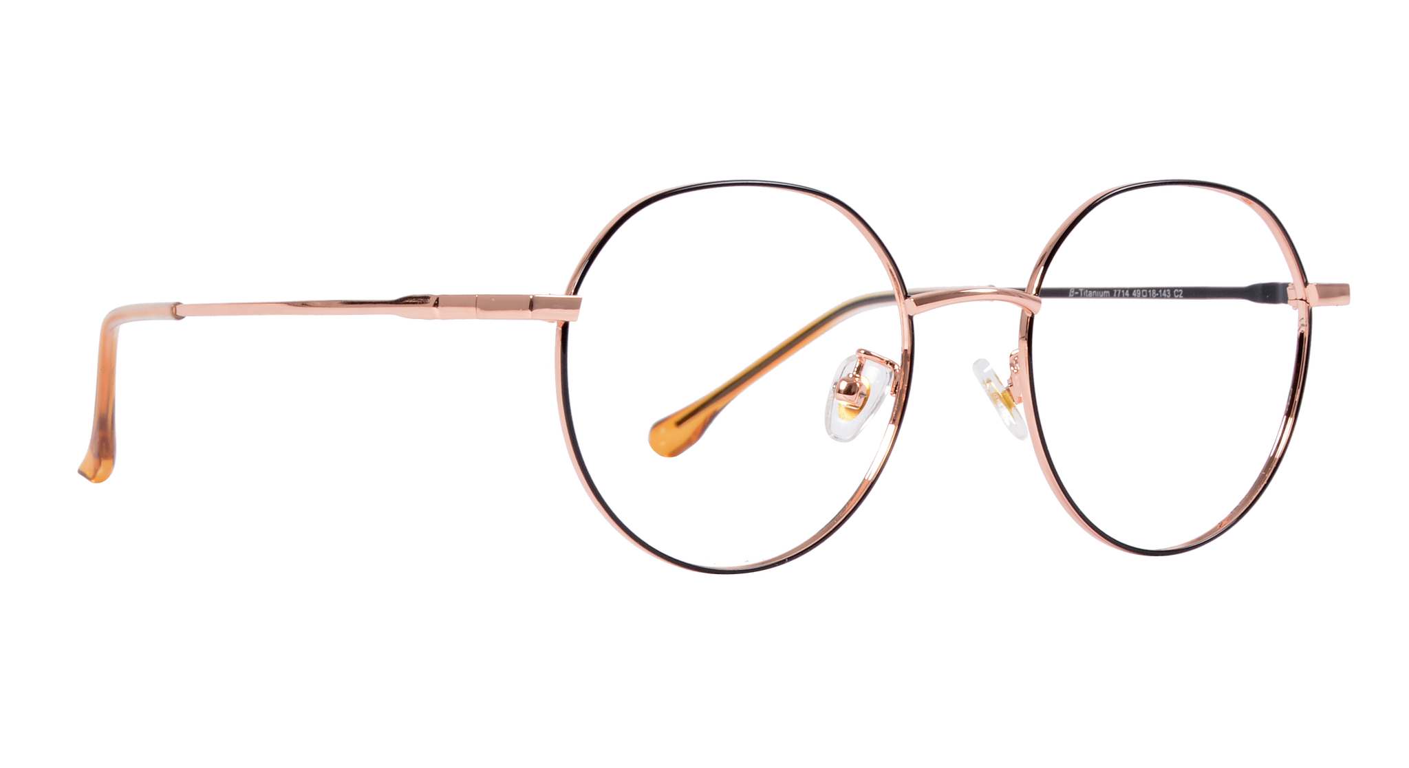 NOW ROUND NEW 25M 16_800 |7714 |Full Rim |Metal |RGOLD-Metal |49-18-143_3