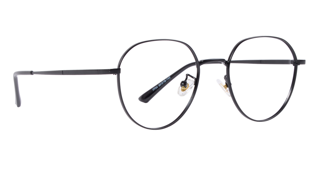 NOW ROUND NEW 25M 16_800 |7724 |Full Rim |Metal |BLACK-Metal |50-18-143