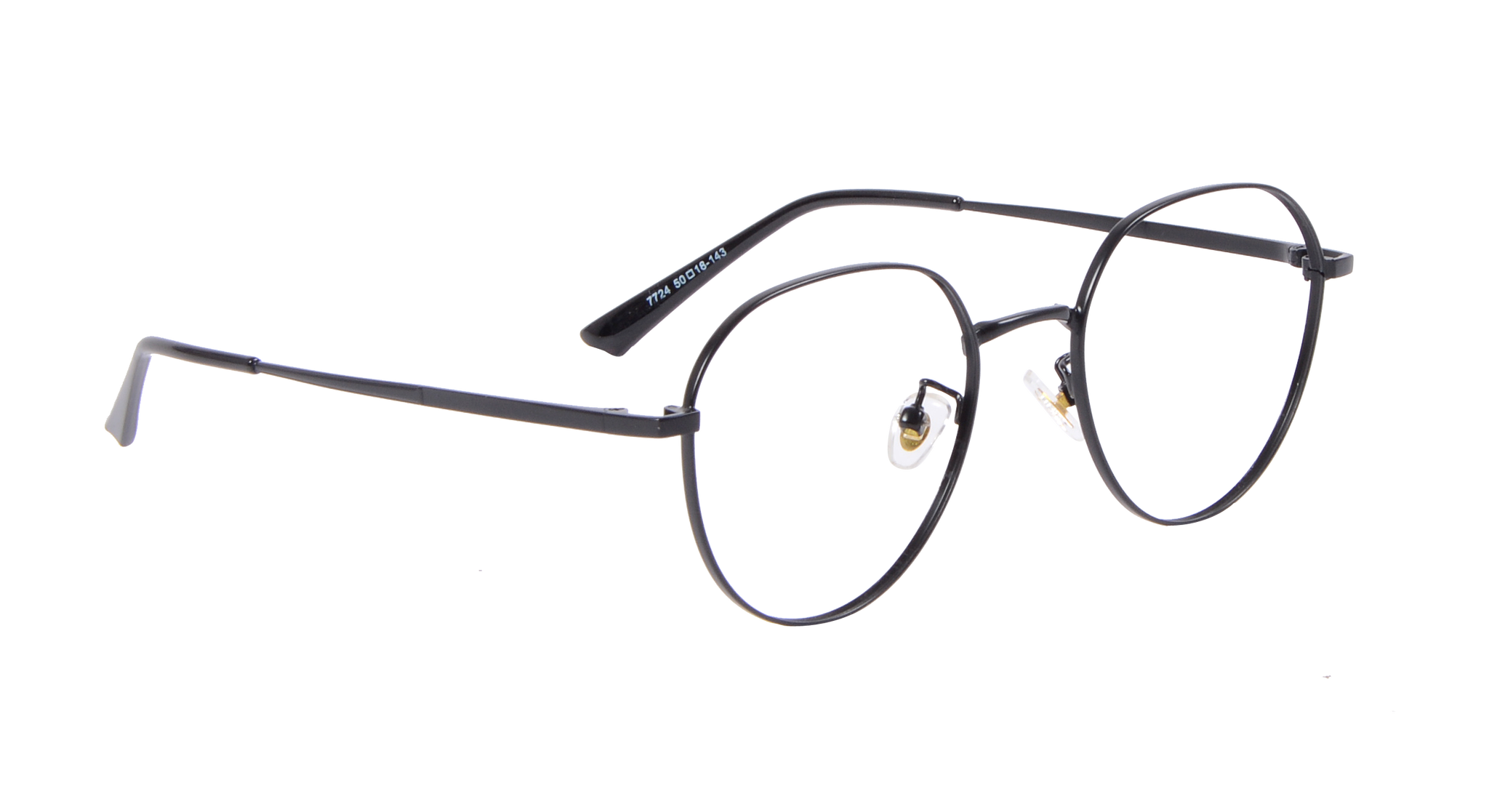 NOW ROUND NEW 25M 16_800 |7724 |Full Rim |Metal |BLACK-Metal |50-18-143_1