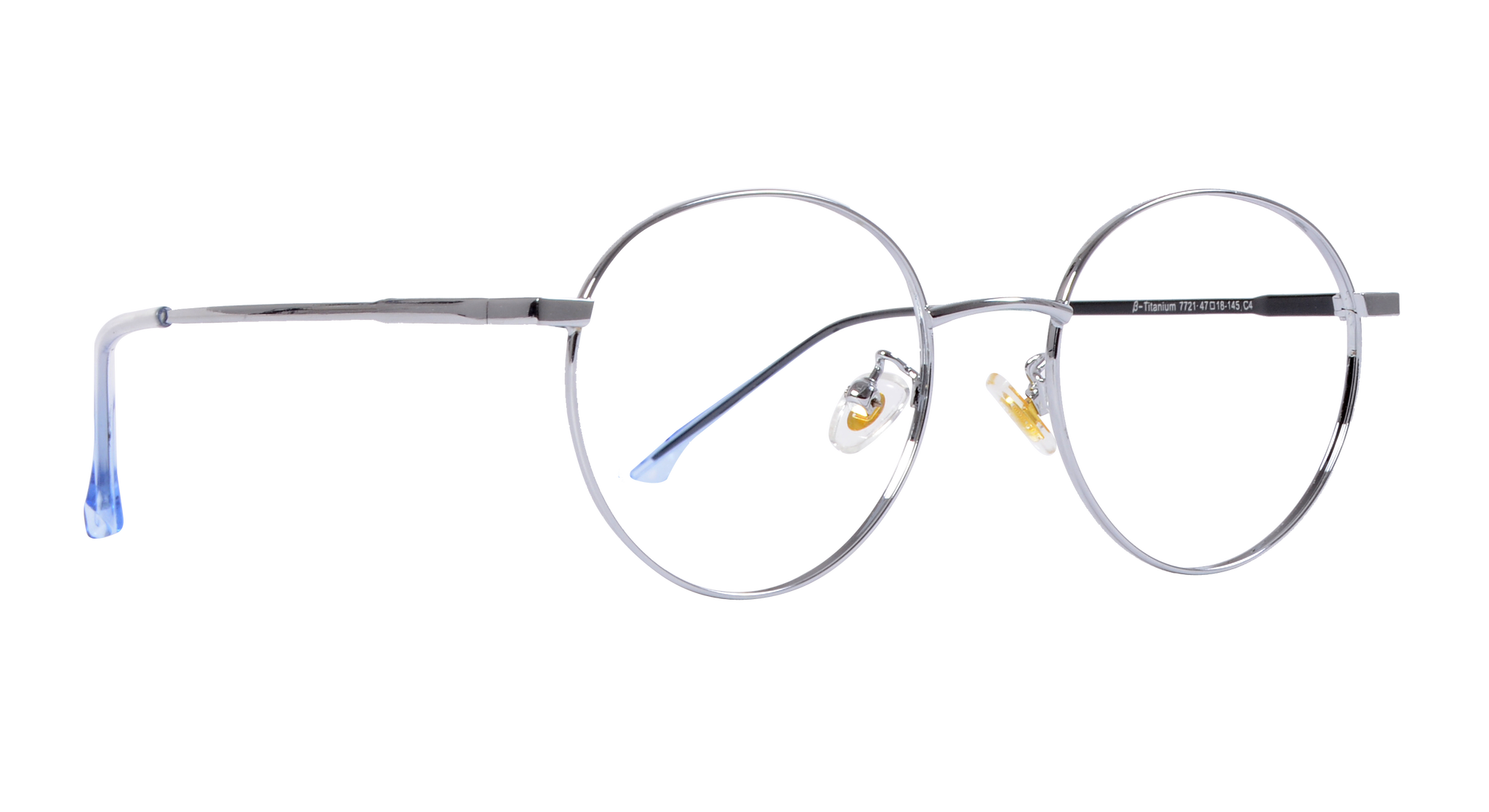 NOW ROUND NEW 25M 16_800 |7721 |Full Rim |Metal |SILVER-Metal |47-18-145_0