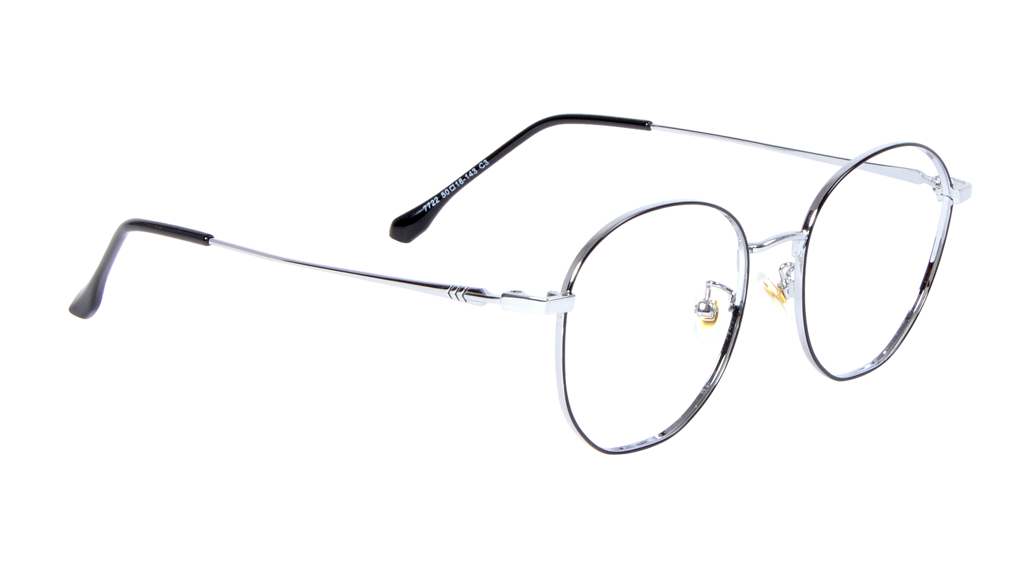 NOW ROUND NEW 25M 16_800 |7722 |Full Rim |Metal |SILVER-Metal |50-18-143_1