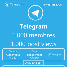 Combo membres réels Channel/Group + post views [TELEGRAM]