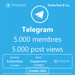 Combo membres réels Channel/Group + post views [TELEGRAM]