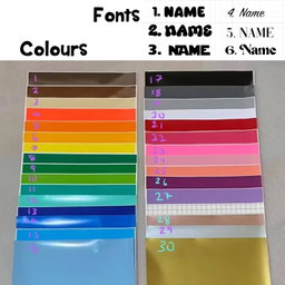 Name Decals