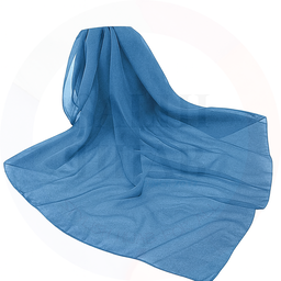 Plain Chiffon square scarf 115x115cm