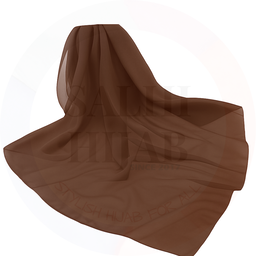Plain Chiffon square scarf 115x115cm