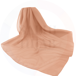 Plain Chiffon square scarf 115x115cm