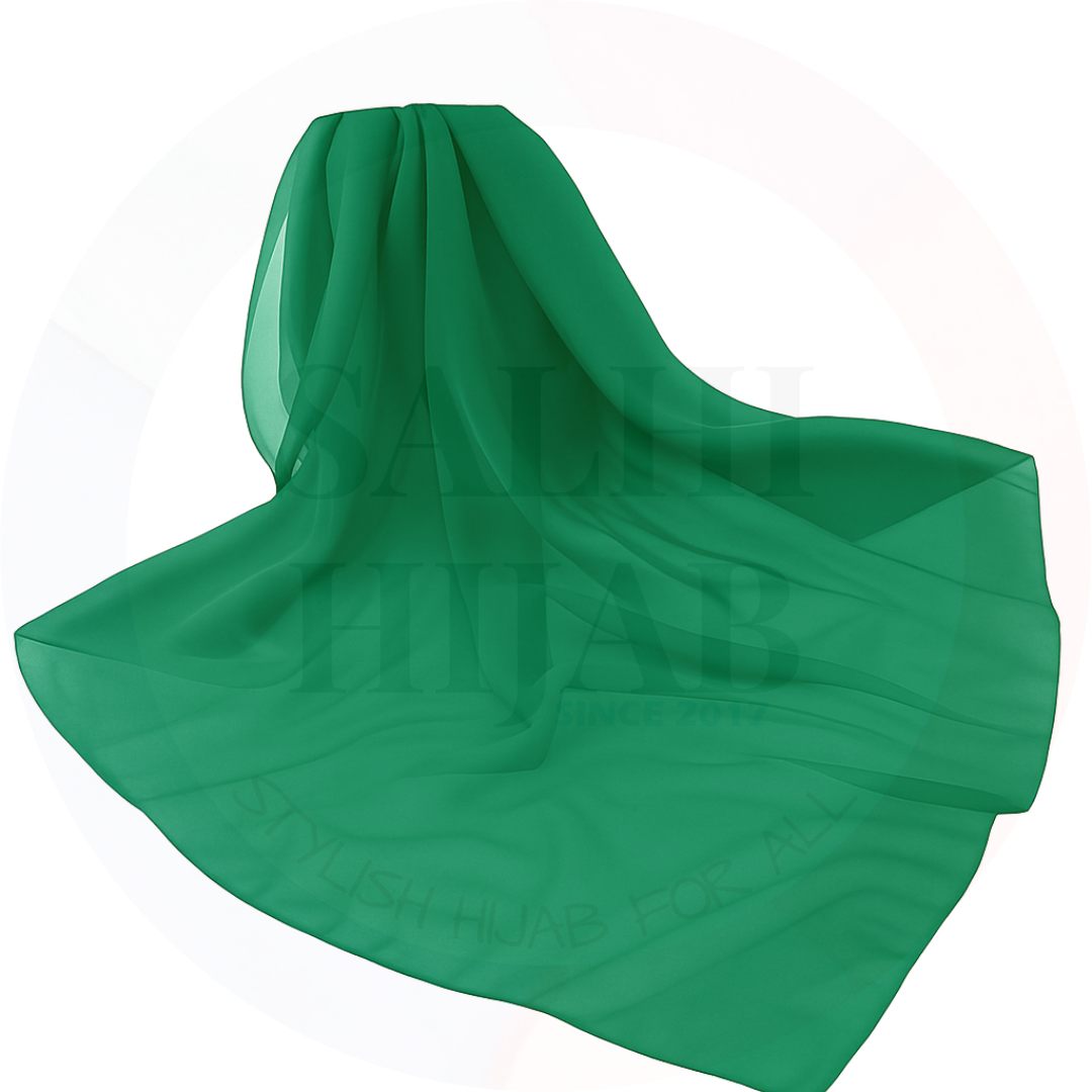 Plain Chiffon square scarf 115x115cm_28