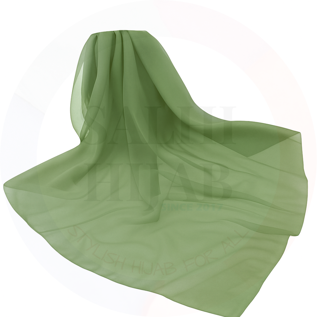 Plain Chiffon square scarf 115x115cm_32