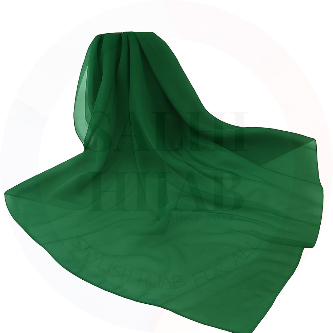 Plain Chiffon square scarf 115x115cm_33
