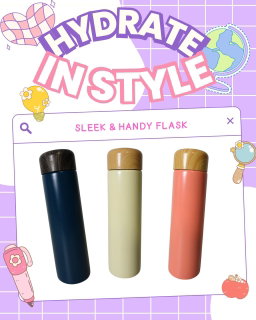 Customised Sleek & Handy Thermal Flask (250ml)