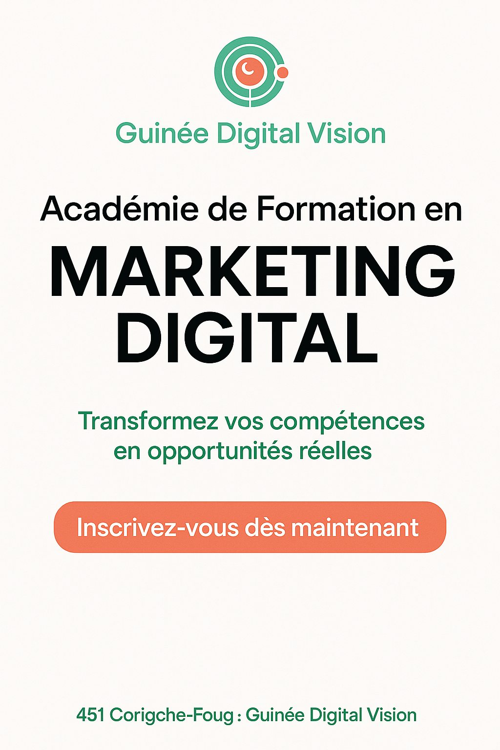 Formation professionnelle Marketing digital E-commerce &infopreunariat