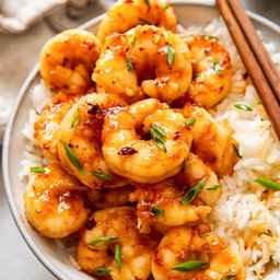 Honey Glazed Prawns