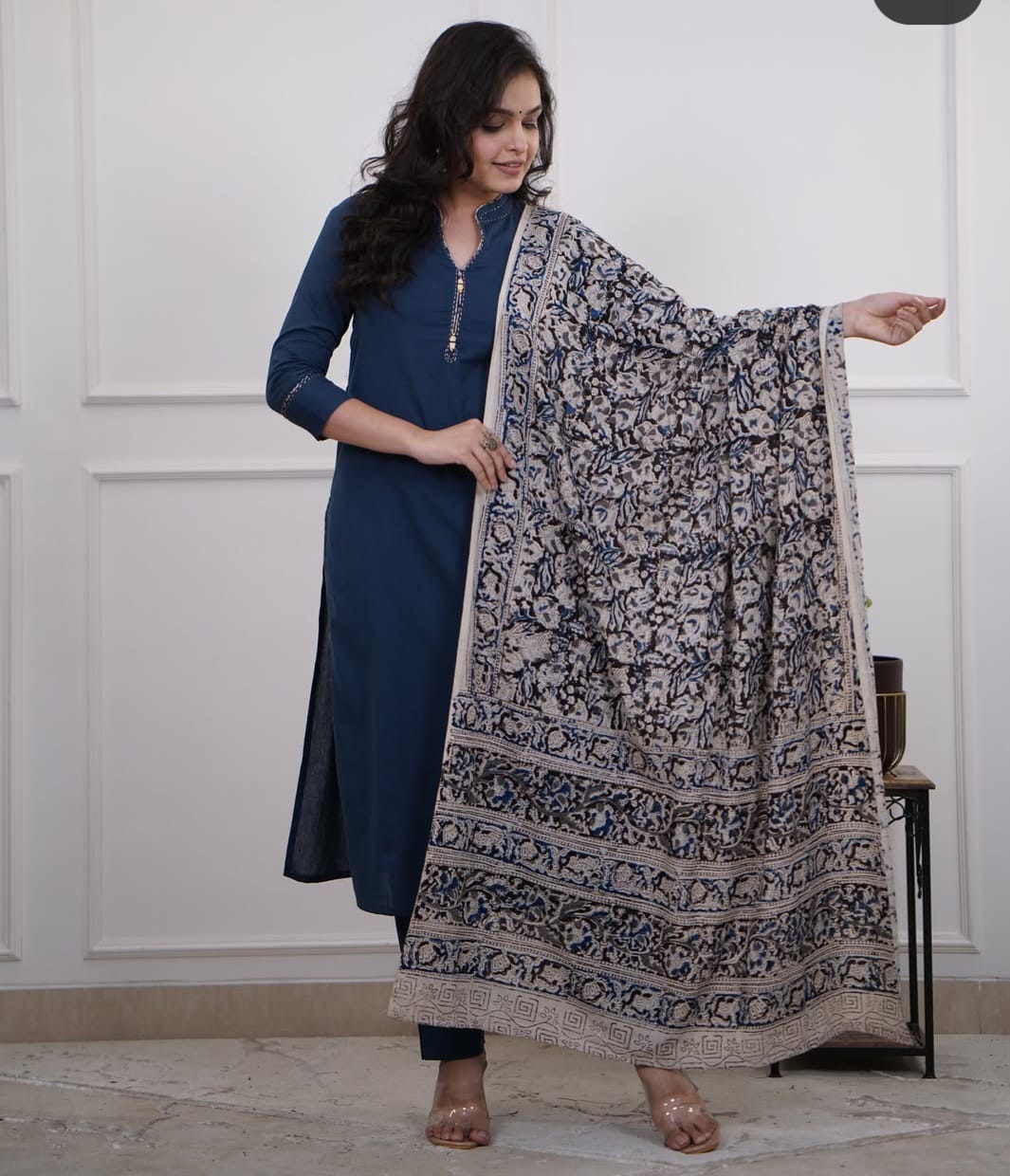 COTTON ANARKALI FULLSET