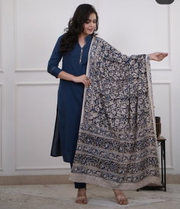 COTTON ANARKALI FULLSET
