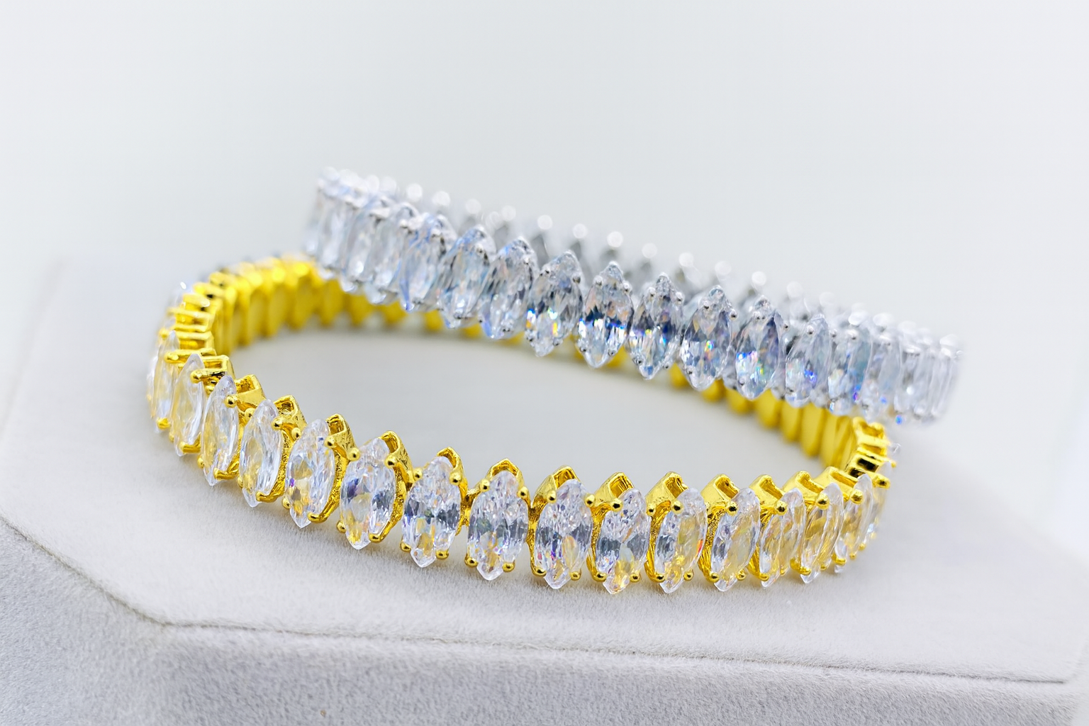 Luxury Marquise-Cut Tennis Bracelet_0
