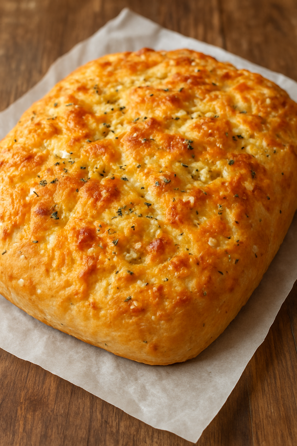 Garlic & Cheddar Focaccia_0