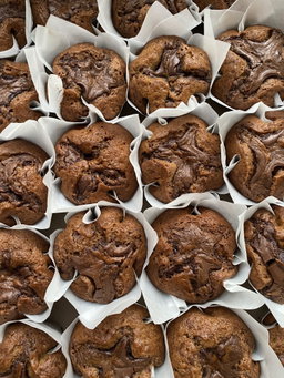Banana Nutella Muffins