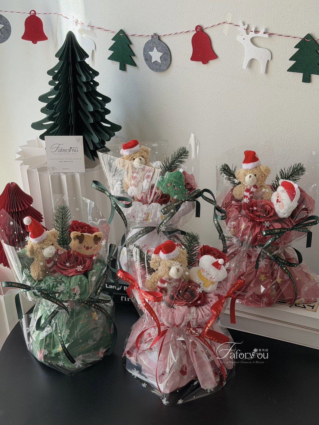 Christmas Transparent Bouquet 