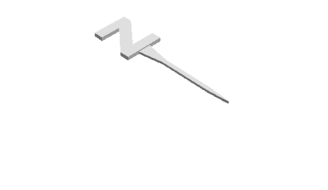 Z cake topper outline Cookie Cutter