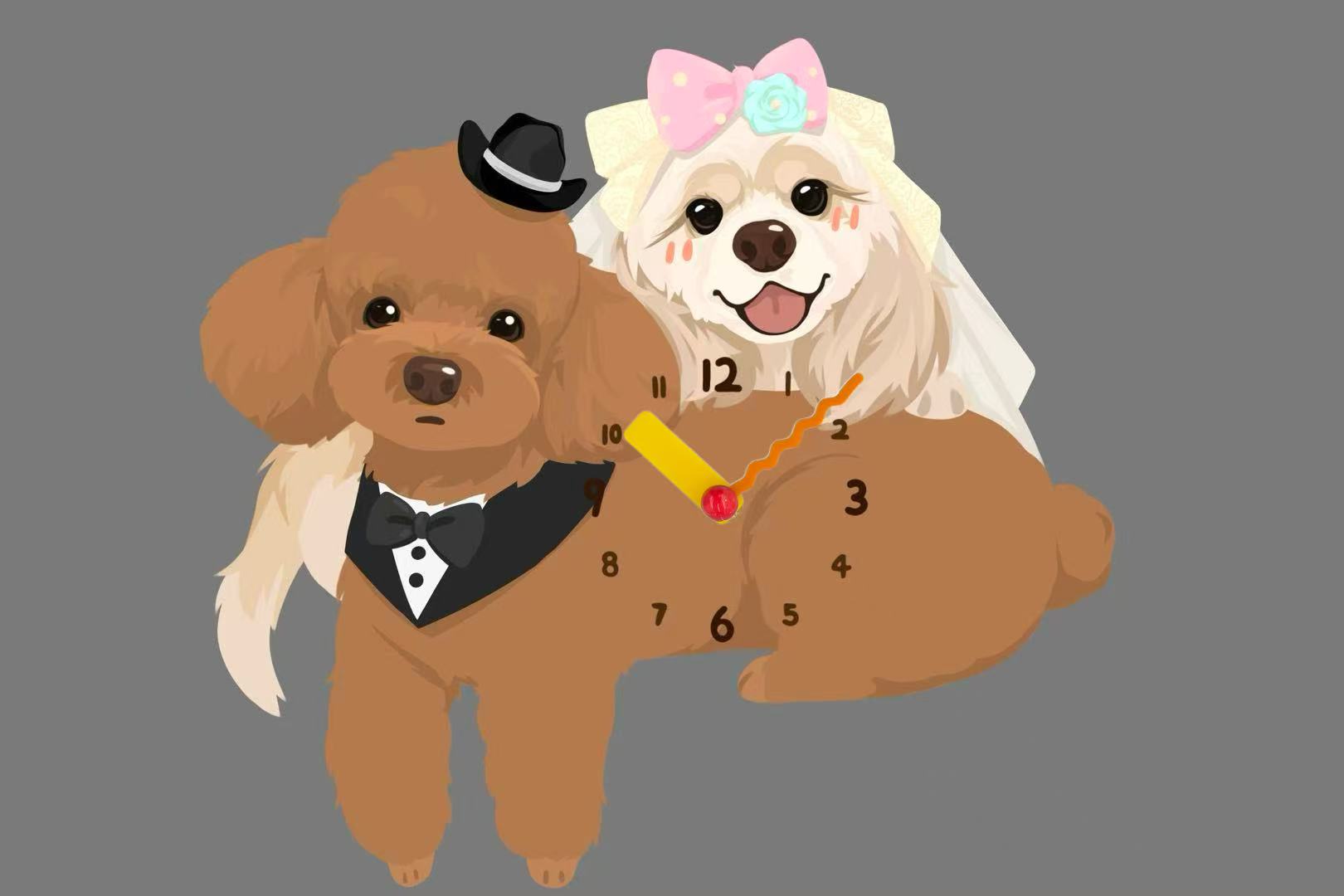 Pawdials - Customised Clocks (The More the Merrier)_4