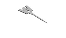 W cake topper outline Cookie Cutter          