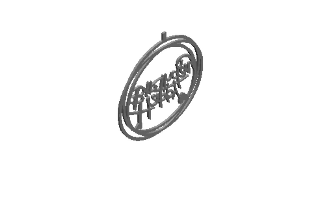 Cake topper 19 outline Cookie Cutter