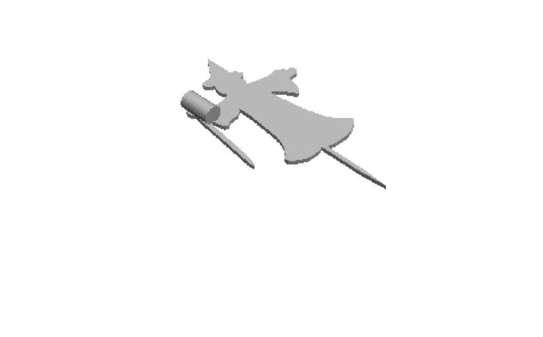 Cake topper 14 outline Cookie Cutter