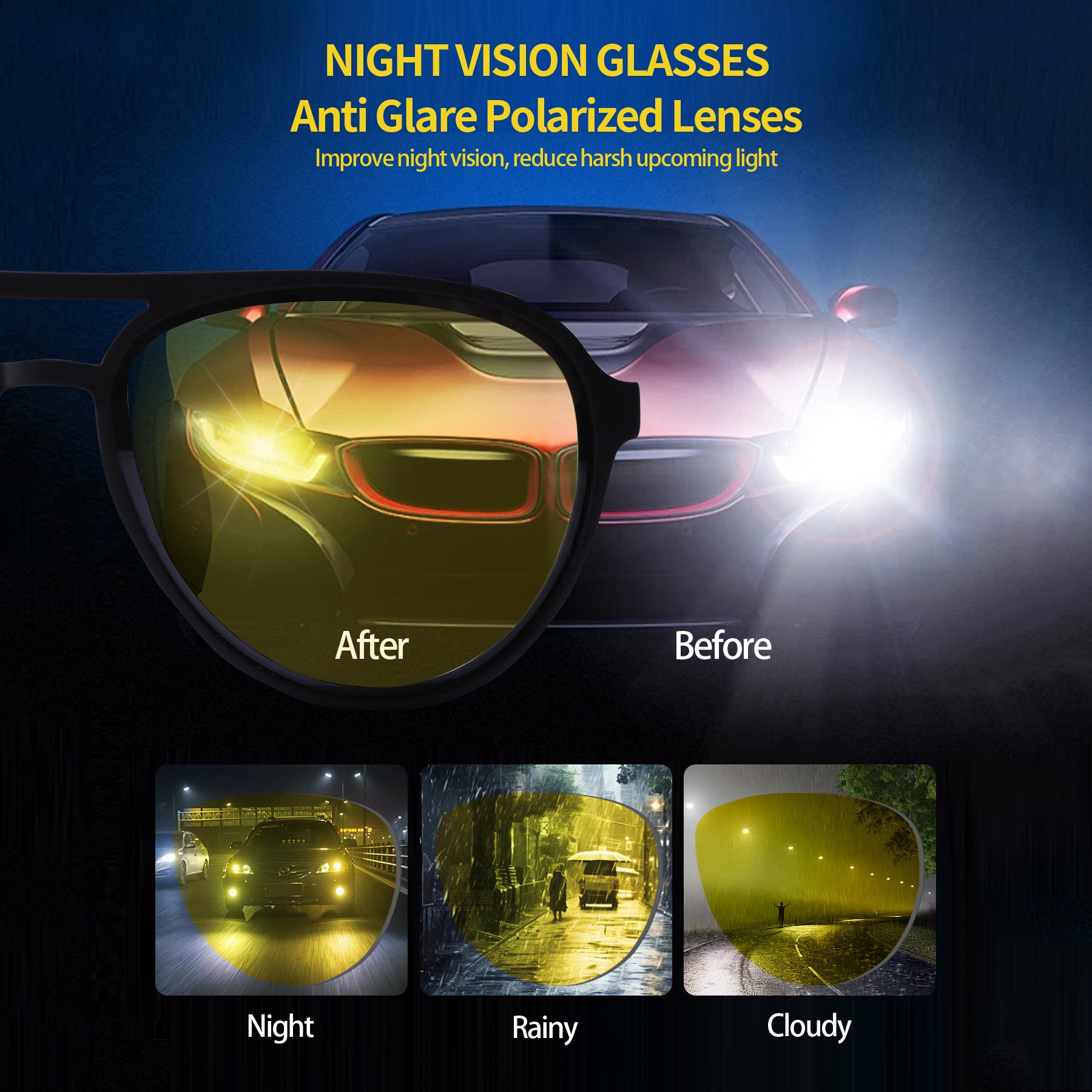 Night Driving Glasses (Anti-Glare)_0